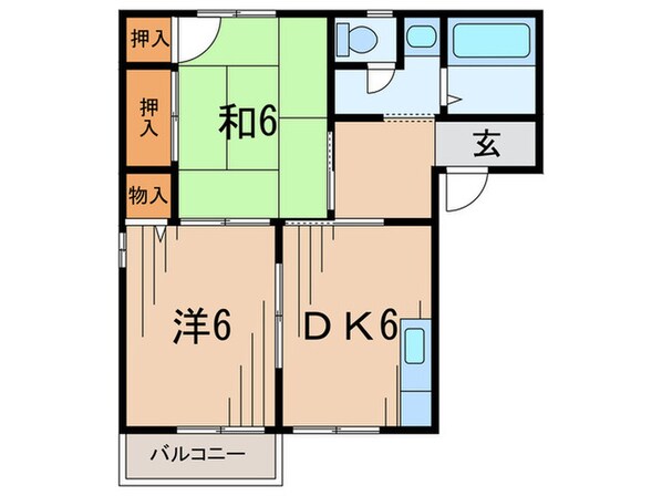 クリアースカイ８　Ｂ棟の物件間取画像